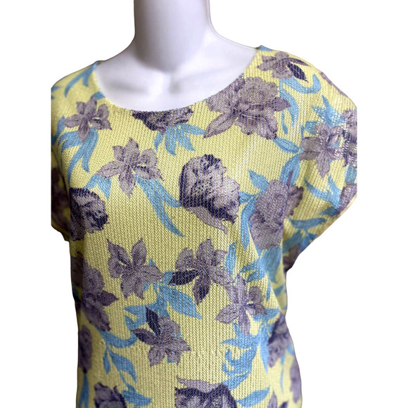 Massimo Dutti Floral Micro Sequin Floral Tunic Dress~M~ Fun, Occasion, Summer - Picture 3 of 8